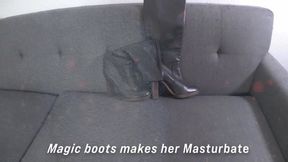 Magic boots make Eve masturbate 07