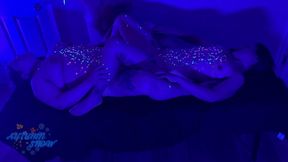 Autumn and Lucy Get Dripped together Hot Wax Play 002
