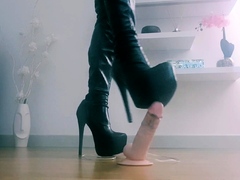 Girls Out West Amateur double toy masturbation