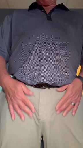 Just a guy at work with a little something special underneath