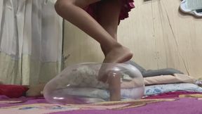 Savannah F2pop clear balloons