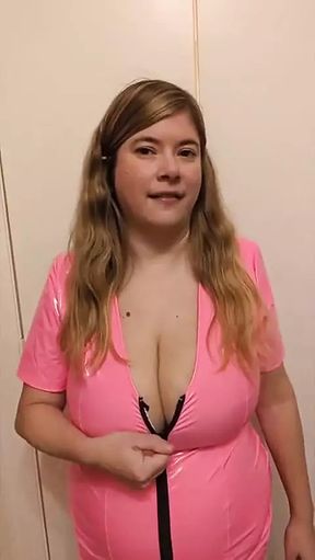 BBW MILF slow motion bouncing boobs