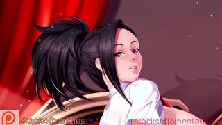 Stackofbundles guides you through a kinky anal adventure with your hot anime girlfriend
