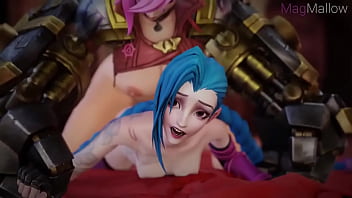 LEAGUE OF LEGENDS - JİNX SEX 3D