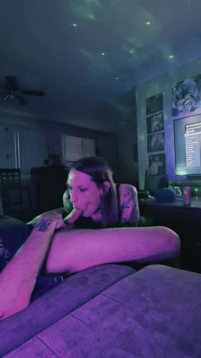 Slut Sucking Dick Until Cum