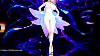 [MMD] K/DA - The Baddest Ahri Bombshell Striptease League of Legends KDA