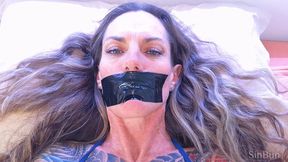 POV Breath Hold Challenge | Black Duct Tape Mouth Seal Endurance Test