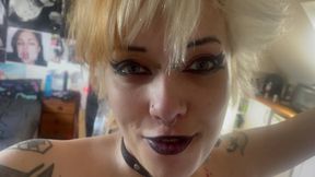 Mouth Tour Black Lipstick Goth