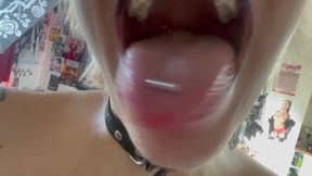 Mouth Tour Black Lipstick Goth