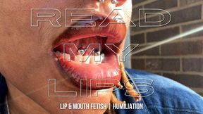 Read My Lips | Ebony Lip and Mouth Fetish Humiliation with Temptress Mango