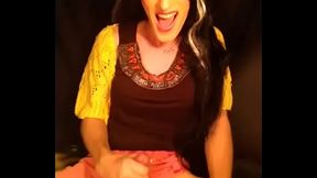 Big cum blast- Crossdresser Sissy Fay