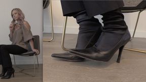 TOE HEEL TAPPING DEE - ASMR, tapping on the floor, Heels - WMV