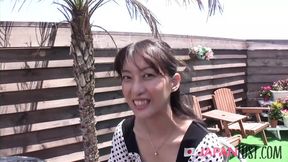 Japanese cougar savoring hot sex and sun