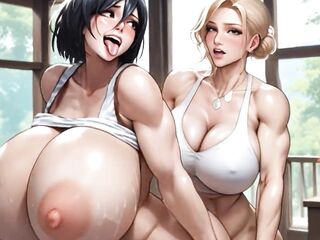 Ai Generated Trans Gets Her Wonderful Booty Screwed and Creampie