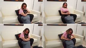 105 - Neck squeezing and hand over mouth in living room
