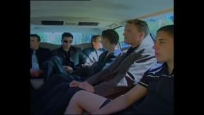 Group Fuck in the Vip Stretch Car
