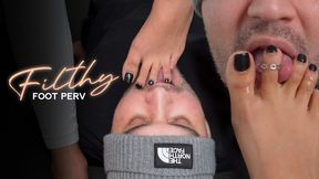 Eat My Sock Lint & Toe Jam - Mistress Enola - Total foot worship and foot gagging as punishment