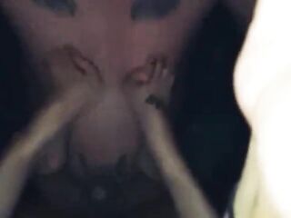 Her pov cute feet, red toes and climax