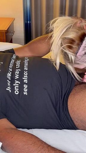 Kora Bell's Wild Interview Mishap Turns Into BBC Suck and Fuck Session with Mr Flourish