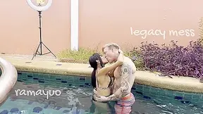 Legacy Mess In Legacy Mud : 2 Thirsty For Hump Lean Japanese Tramps Transgender Princess Penetrate In With A White Boy