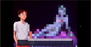 Summertime saga - Johannes fucked Aqua in the water ... Johannes played spin the bottel again with the ladies