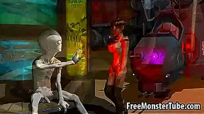 Busty Alien Rendezvous Beneath Starlit Sky Turns Steamy Outdoors