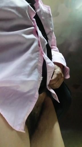 Exhibitionist in the Bathrooms