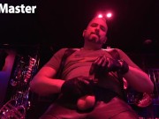 POV worship of verbal uncut leather daddy's cock and fat ass PREVIEW