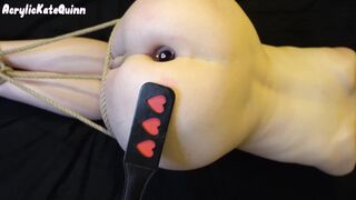 TGirl & her man indulge in steamy BDSM action in a homemade video