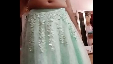 Indian Gay Crossdresser Gaurisissy xxx sex in blue lehanga