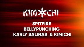 Spitfire Bellypunching MMA Match - Karly Salinas vs Kimichi - WMV