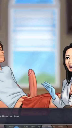Emotional moment from &quot;Summertime Saga: See-Through X-Ray Glasses - Ep56&quot;