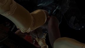 Malenia Gets Roughly Fucked By Ranni The Witch With A Giant Cock