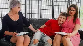 18yo Shy Boy Meets Wild Casting Ladies at MamsCasting