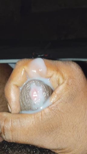 Drained water while messaging.