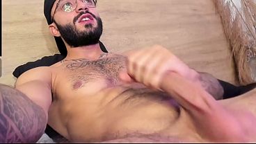 BLAZEX - TATTOOED WEBCAM MODEL EDGES HIS HARD COCK UNTIL HE EXPLODES
