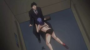 Broken Elevator Trapped: Big Boss and Perv Secretary's Steamy Affair