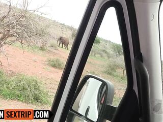 Obedient Black Girlfriend Sloppy Sucks Large Weenie American BF On Vacation