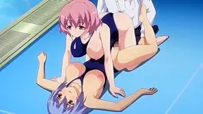 Perverted Student Stops Time to Seduce Two Swim Team Girls at School