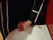 Kirito SAO cosplay masturbation cum