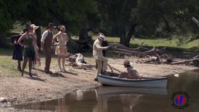Gangsta picnic by the river turns into orgy.