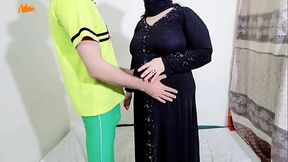 Muslim Bbw Stepmom offered her big ass to the skool teacher for Anal Sex