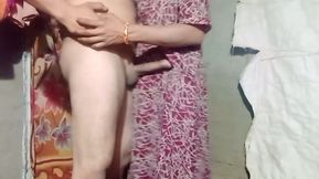 Desi Bhabhi went to her house and separated