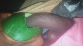 Masturbating at night.
