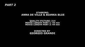 Mad Sluts Anna de Ville Vs Bianka Blue #2 with Balls Deep Anal, DAP, ATOGM, Gapes, Squirt and Swallow GIO1664