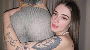 Blonde and Brunete Sucking and Masturbating