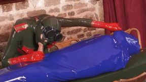 Heavy Rubber Mistress And Her Latex Titted Anal Male Bitch - Part 1 of 3 - Blowjob