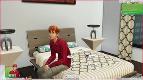 mature woman catches her stepson masturbating in his room and offers to help him by having sex with him - the creation