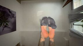 taking off my socks to turn you on