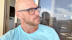 Johnny Jerks Off Outside